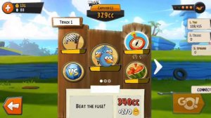 ANGRY BIRDS GO! UNLOCK THE BLUES!! Rocky Road Track 1 Walkthrough