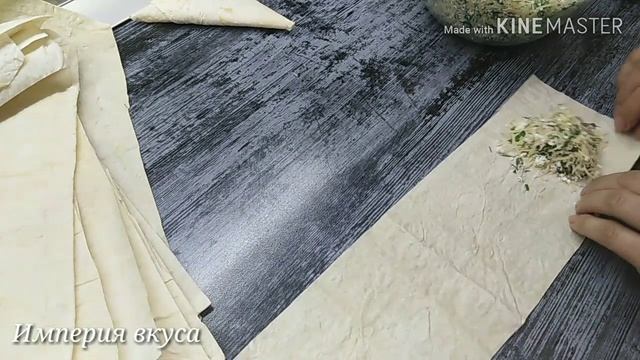 Конвертики из лаваша с сыром и творогом