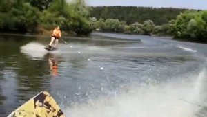 Вейкборд / Как встать из воды часть 2 / WAKEBOARDING / Technique of lifting from water