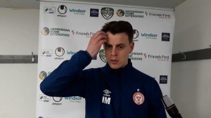 Ian Morris Post Match Reaction vs Cabinteely