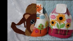 Детский рюкзак крючком.