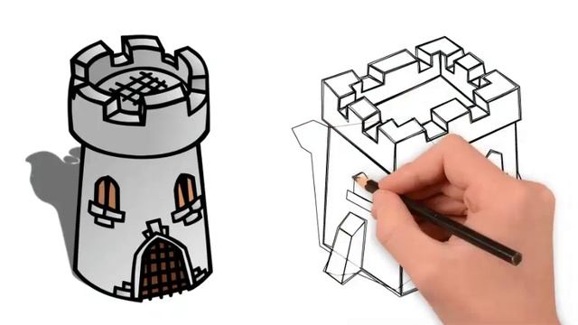 Стародавня фортеця, 2 клас, образотворче мистецтво, як намалювати фортецю смотреть онлайн