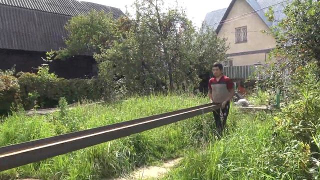 #1 Подъем каркасного дома на свайный фундамент. Винтовые сваи. Проект DOM.
