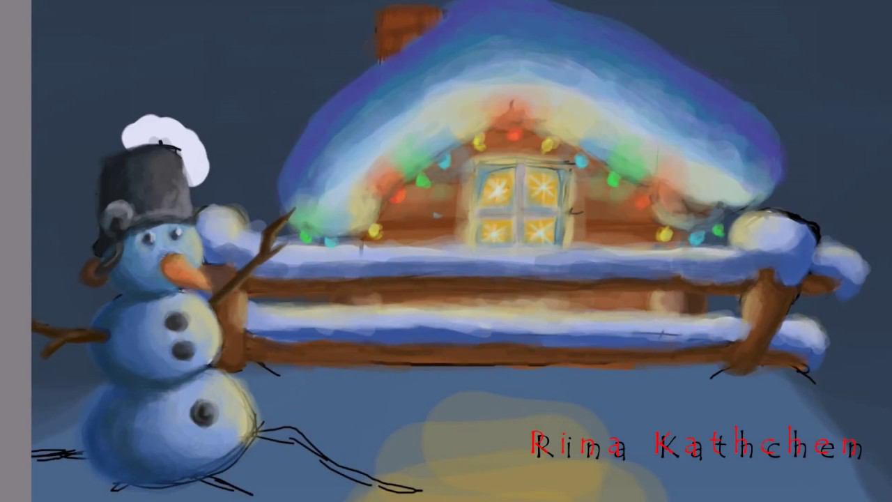 Предновогодний челлендж. День 1. В процессе рисования speedpaint