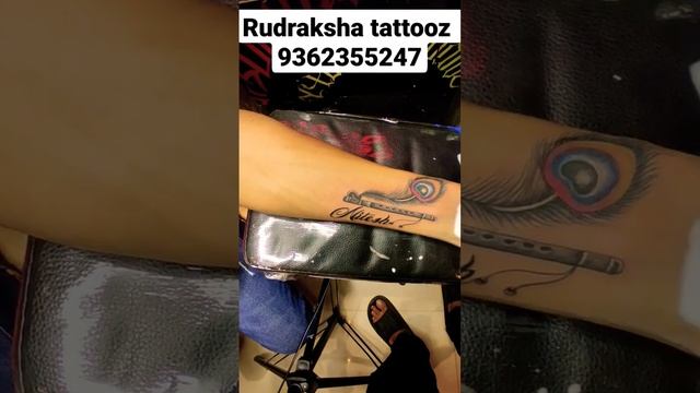 ❤️?   Krishna concept tattoo ⚜️#flute #krishna #tattoolover #shortvideo