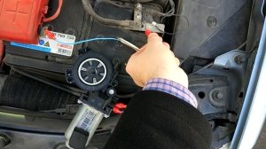 Проверка работоспособности двигателя стеклоподъемника Megane 2