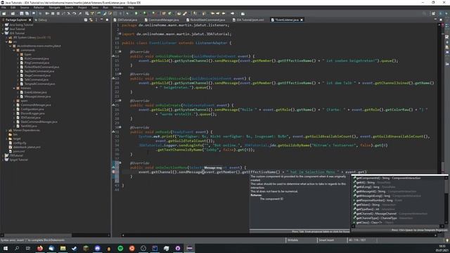 Selection Menus - JDA Tutorial #17 смотреть онлайн