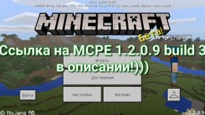 ВЫШЛ НОВЫЙ MINECRAFT PE 1.2.0.9 build 3 СКАЧАТЬ!