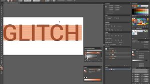 Быстрый glitch-эффект в Illustrator | Fast glitch-effect in Illustrator