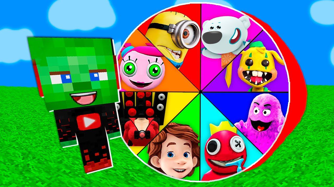 ЗОМБАК НАШЕЛ КОЛЕСО ФОРТУНЫ В МАЙНКРАФТ