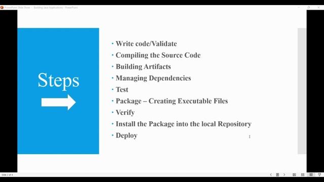 Building Java Applications - Devsena Mishra