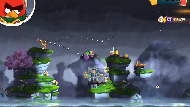 angry birds 2. в погоне за свинобоссом на 806 уровне !