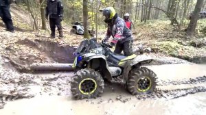 Почти ПРИДАВИЛО огромным квадроциклом. Выживет ли МОНСТР BRP в глубокой грязи?