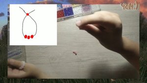 учу плести крестиком из бисера#бисероплетение