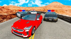 ОПАСНАЯ ЕЗДА НА КРАЮ ОБРЫВА! СКОРОСТНЫЕ ПОГОНИ ОТ МЕНТОВ ПО ОПАСНЫМ ГОРАМ В BeamNG.drive