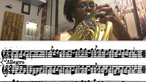 WMS Brass - French Horn (Play Along video for grade 2 and above)