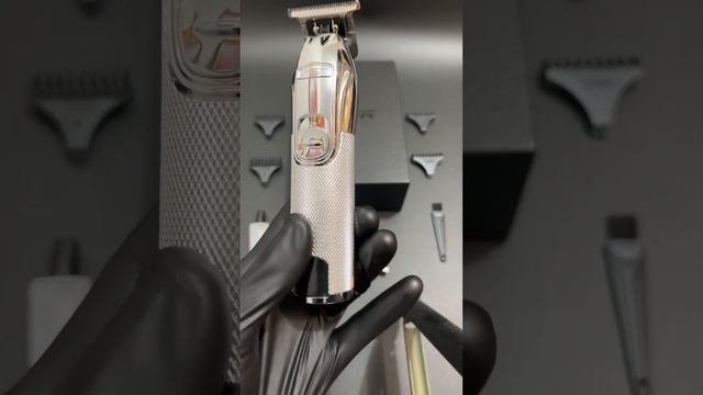 Триммер для стрижки бороды и усов VGR V-900 , профессиональный триммер для окантовки серебристый
