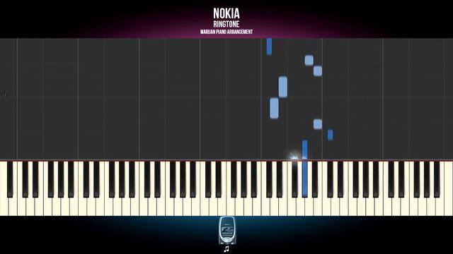 How To Play: Nokia 3310 - Ringtone Tune | Piano Tutorial EASY смотреть онлайн