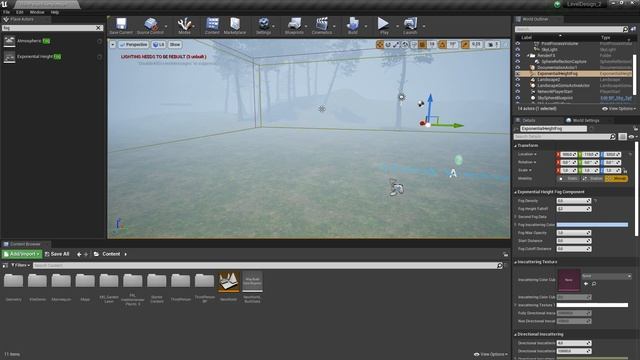 Создание Тумана в Unreal Engine 4 | Видео урок Unreal Engine 4 | Создание игр