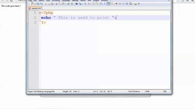Basic PHP: Difference between PHP and HTML