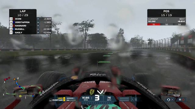 F1 2021 Immersive Driver Career Mode | Ferrari Career #19 | DANGEROUS WET CONDITIONS!