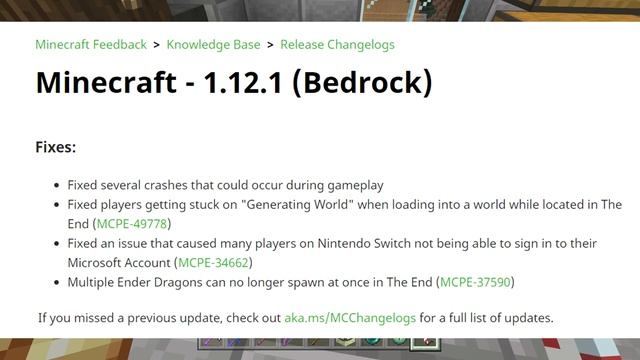 Minecraft Bedrock 1.12.1- OUT NOW ! REALMS CRASH FIX +DRAGONS[ Change Log ] MCPE / Xbox / Windows 1 смотреть онлайн