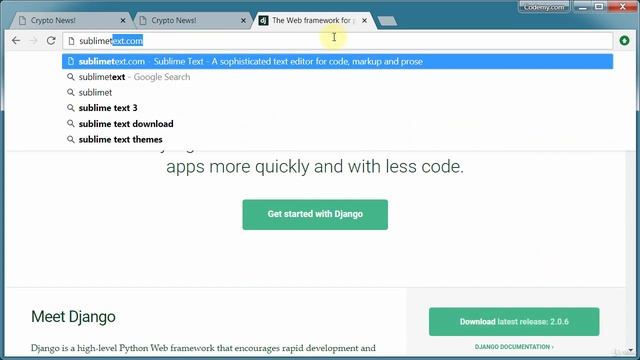 Crypto Currency News Site With Python/Introduction