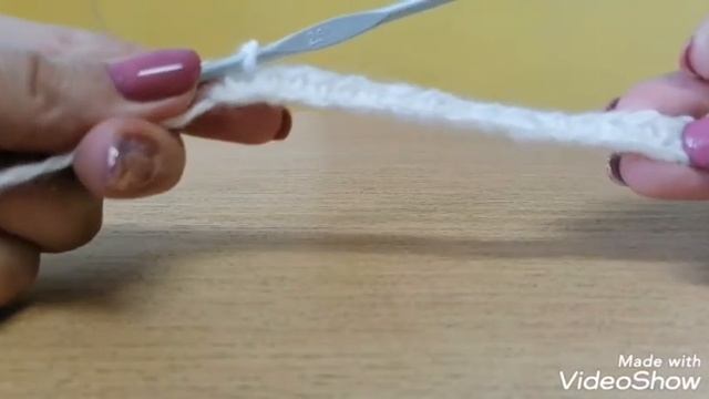 Обучающий видеоролик по вязанию крючком Столбик без накида ПДО Данилова О.С. смотреть онлайн