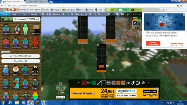 MINECRAFT SKIN SPEED ART #01-NATSUKI SUBARU(RE:ZERO) смотреть онлайн