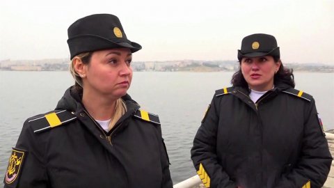 Женщины-военнослужащие Черноморского флота уничтожили два украинских беспилотника