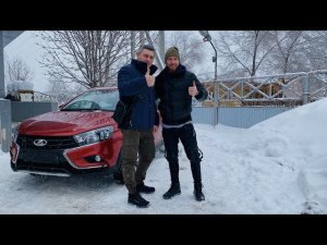 Самая яркая Lada Vesta SW Cross на вариаторе уехала в г.Краснодар!