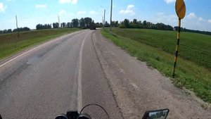 Мотопутешествие на мопеде альфа. Самый длинный дальняк за сутки. Везде ремонт дорог