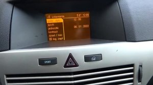 How to Change Date and Time of Onboard Computer in Opel Astra H GTC (2004 - 2014) - Change Date