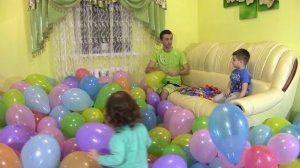 Надуть 1 000 ВОЗДУШНЫХ ШАРОВ. Получилось много воздушных шаров в доме для детей.Тимур и Ко
