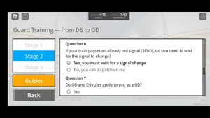 SCR Training | DS-GD Theory Quiz