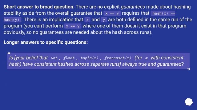 Python consistent hash replacement