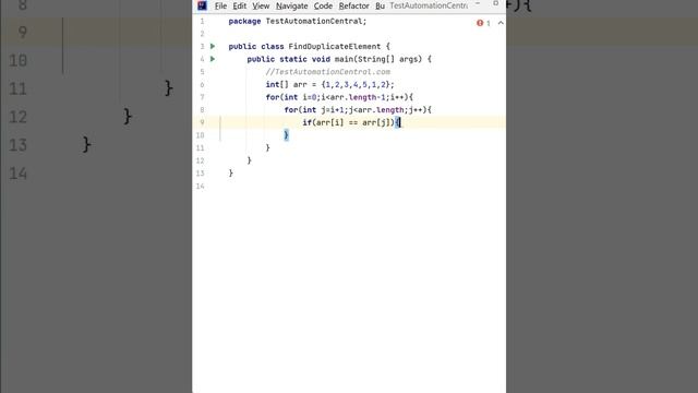 How to Find Duplicate Elements in an Array - Java Program | Java Interview Question and Answer #jav