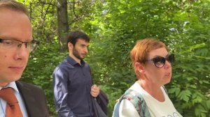 Депутат Сергей Савостьянов на обходе парка Москворецкий с кандидатом в Мэры Леонидом Зюгановым!