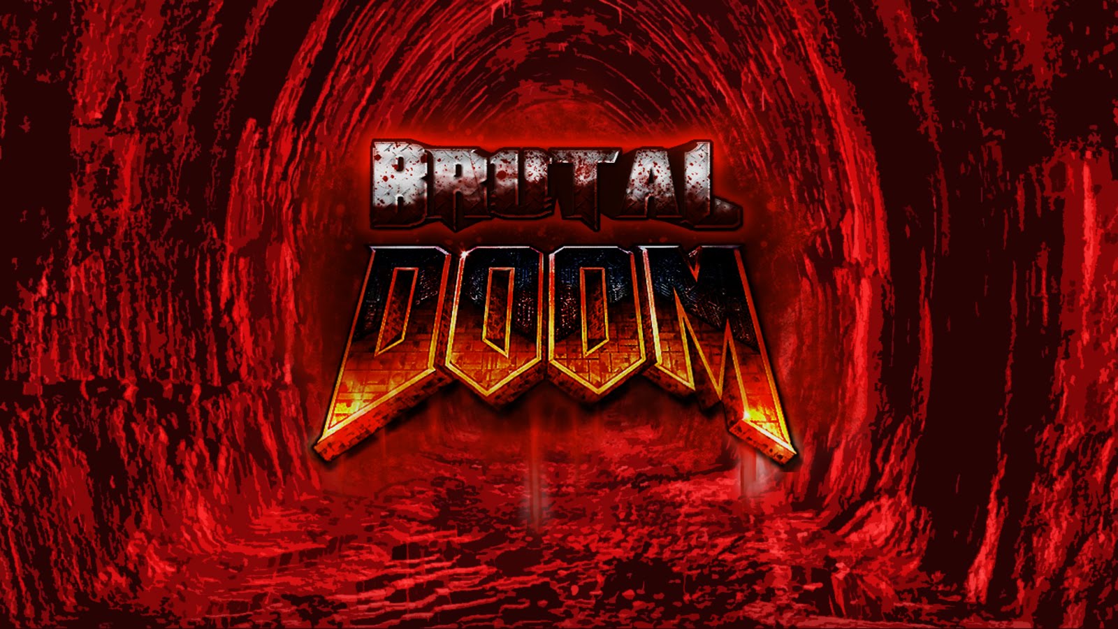 Прохождение Brutal Doom 2,часть 2,Стало чет очень жарко