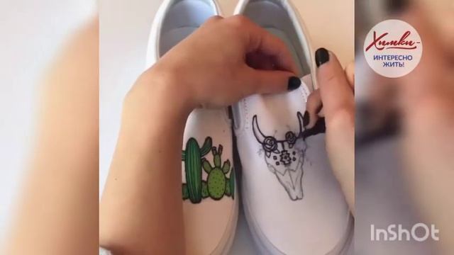 Роспись обуви разных материалов смотреть онлайн