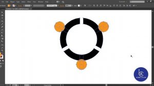 How to create Ubuntu logo in illustrator - Corel draw logo tutorial