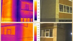 Определение теплопотерь тепловизором