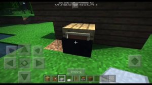 Настоящая тумбочка в minecraft pe 1.0.0 (без модов и аддонов)