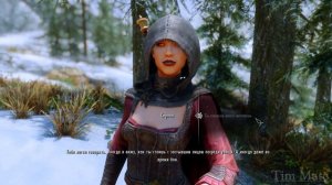 Skyrim ٠ Реакция Сераны на Ликантропию Довакина