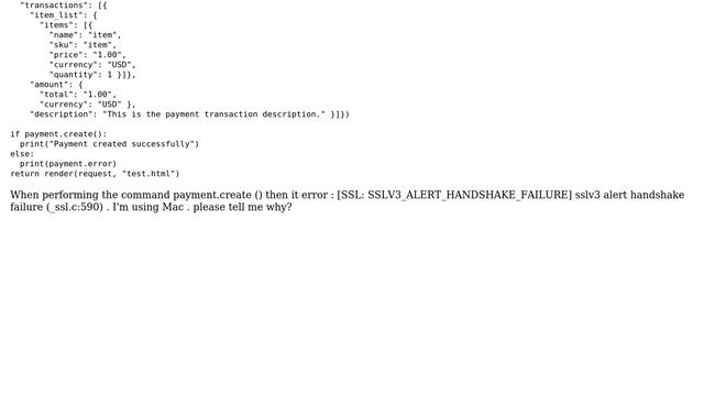 sslv3 alert handshake failure (_ssl.c:590)? смотреть онлайн