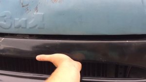 Как открыть капот на Зил 130!