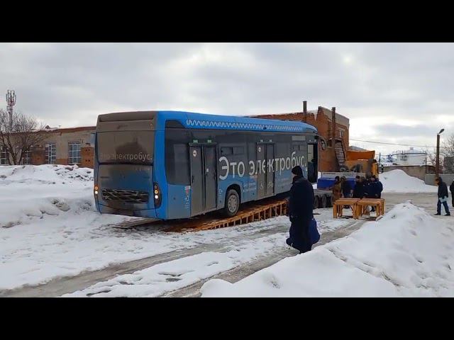 Электробус камаз 6282 в перми