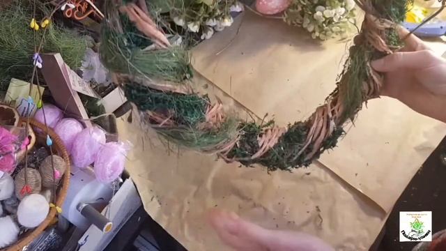 Мастер-класс ? Пасхальный венок