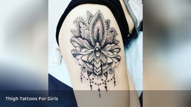 50+ Unique Thigh Tattoos For Women (2020) Upper, Front & Side ! смотреть онлайн