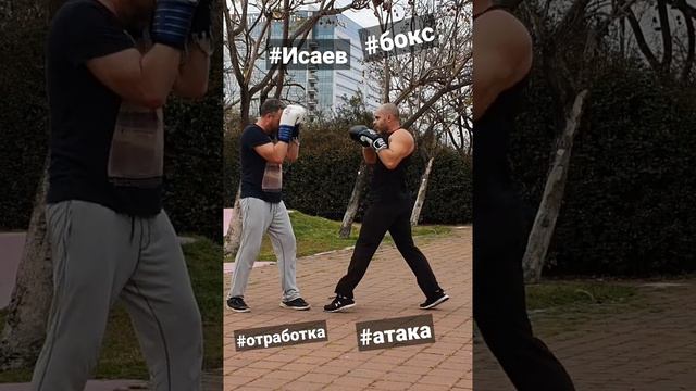 отработка ударов. школа бокса Исаева #boxing #איגרוף #бокс